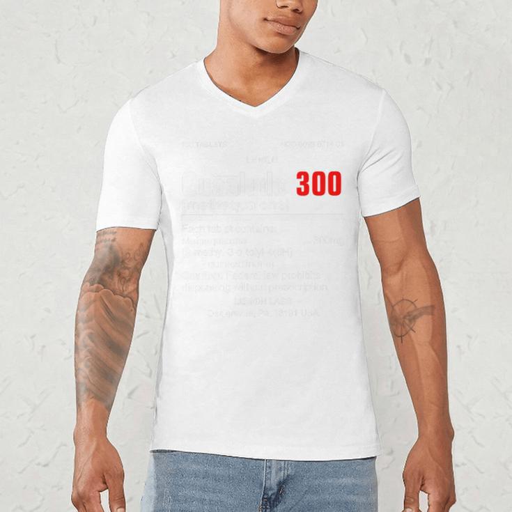 1970's Lemon Labs Quaalude 300 Label Reproduction Nostalgia Premium Tri-Blend Men's V-Neck T-Shirt