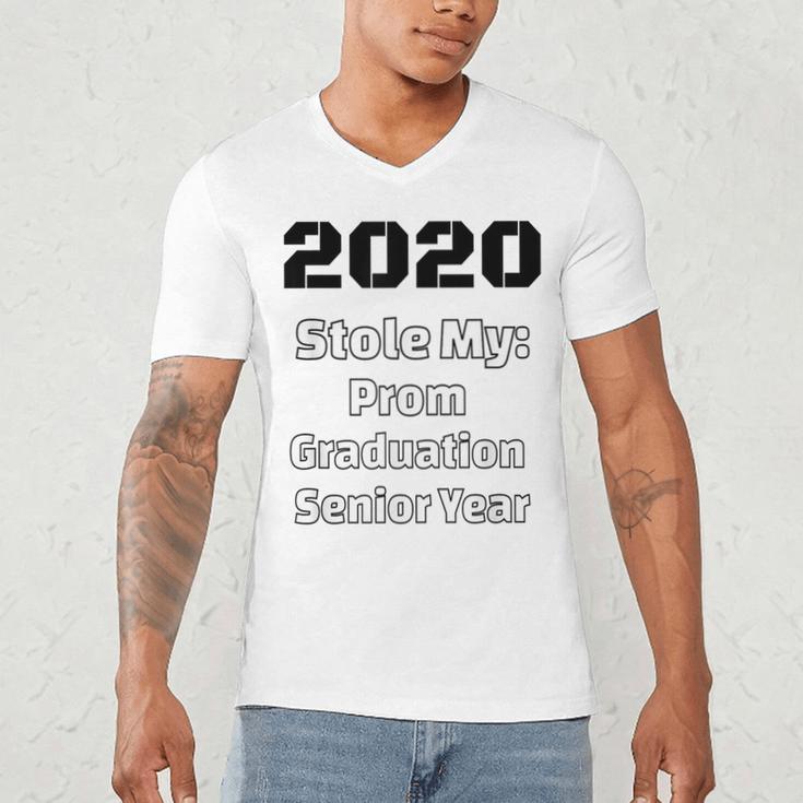 2020 Stole My Prom Graduation Senior Year Class Of 2020 Men's V-Neck T-Shirt