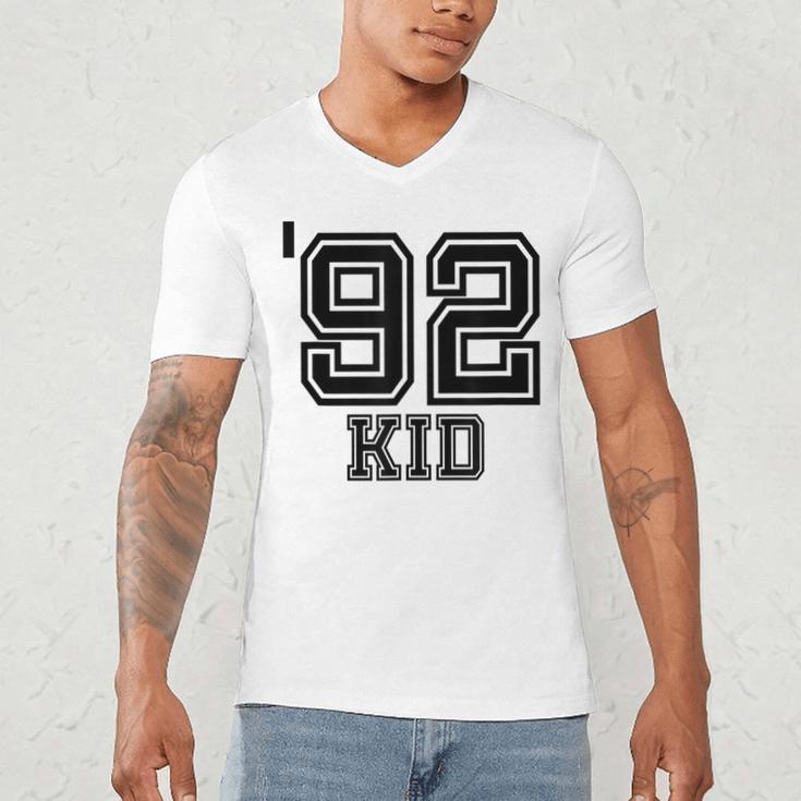 '92 Kid Perfect Vintage Retro Nostalgia Gear For Year 1992 Men's V-Neck T-Shirt
