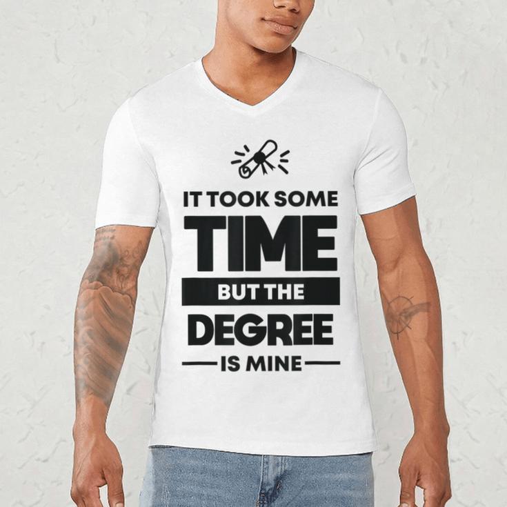 Adult College Graduation Men's V-Neck T-Shirt