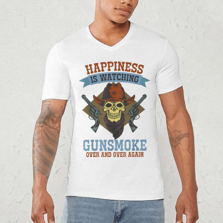 Over And Over Again Cowboys Western Nostalgia Movies Men's V-Neck T-Shirt