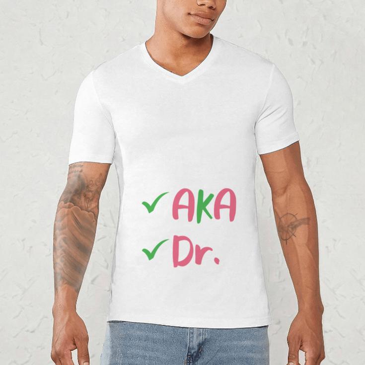 AKA Doctor Medical Worker Appreciation Graduation Men's V-Neck T-Shirt