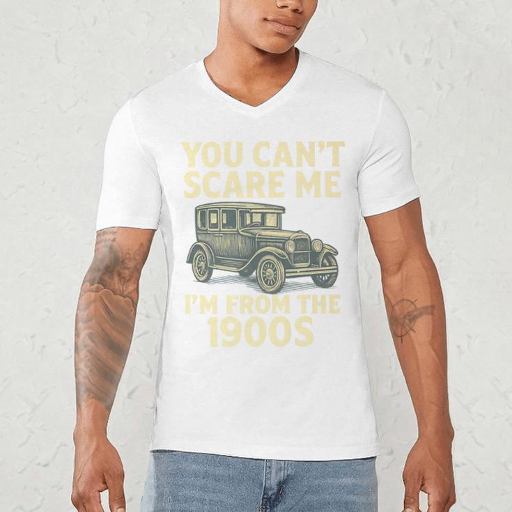 You Can't Scare Me I'm From The 1900s Retro Vintage Car Premium Men's V-Neck T-Shirt You Can't Scare Me I'm From The 1900s Retro Vintage Car Premium Men's V-Neck T-Shirt