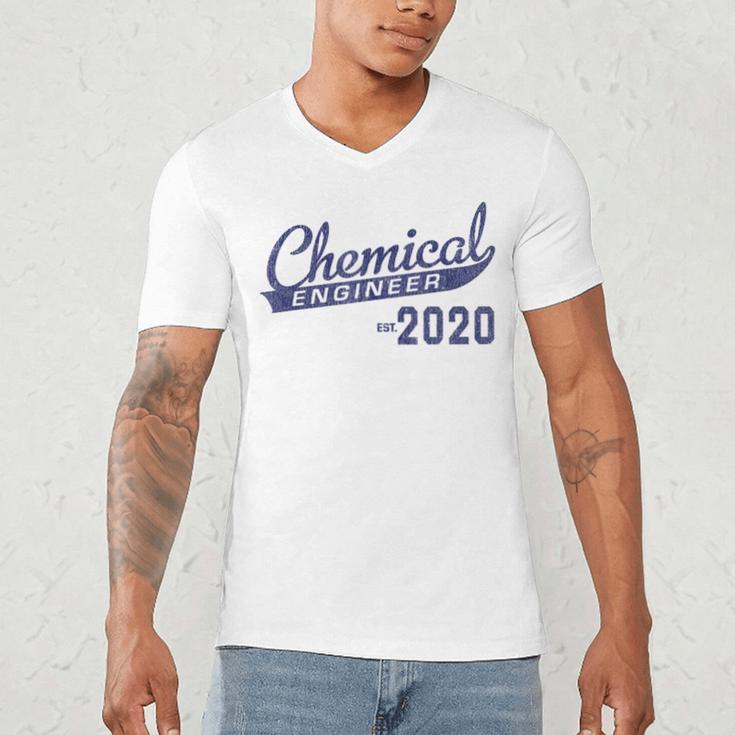 Chemical Engineer 2020 Graduation Engineering Men's V-Neck T-Shirt