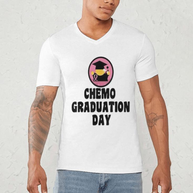 Chemo Graduation Day Victory Support Shirt Men's V-Neck T-Shirt