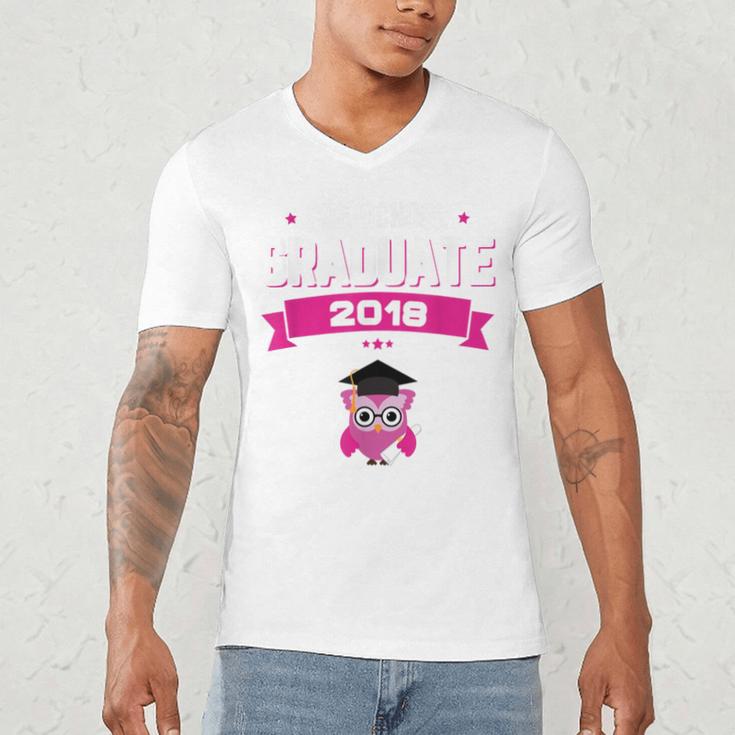 Class Of 2018 Preschool Graduation Girls Pre K Men's V-Neck T-Shirt