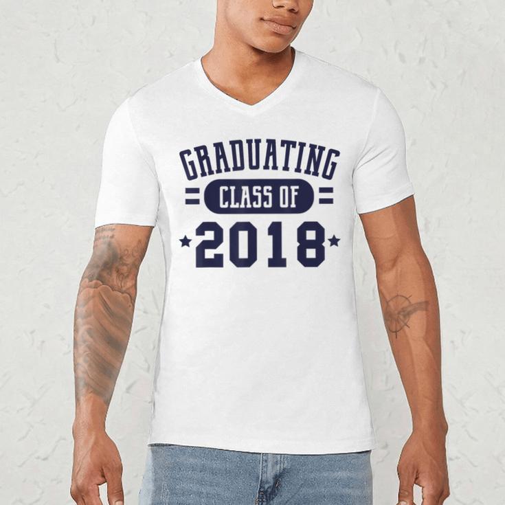 Class Of 2018 Shirts For Seniors Graduation Men's V-Neck T-Shirt