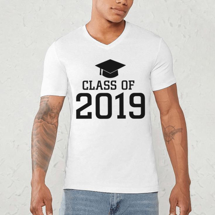 Class Of 2019 Shirt Graduation Gift Men's V-Neck T-Shirt