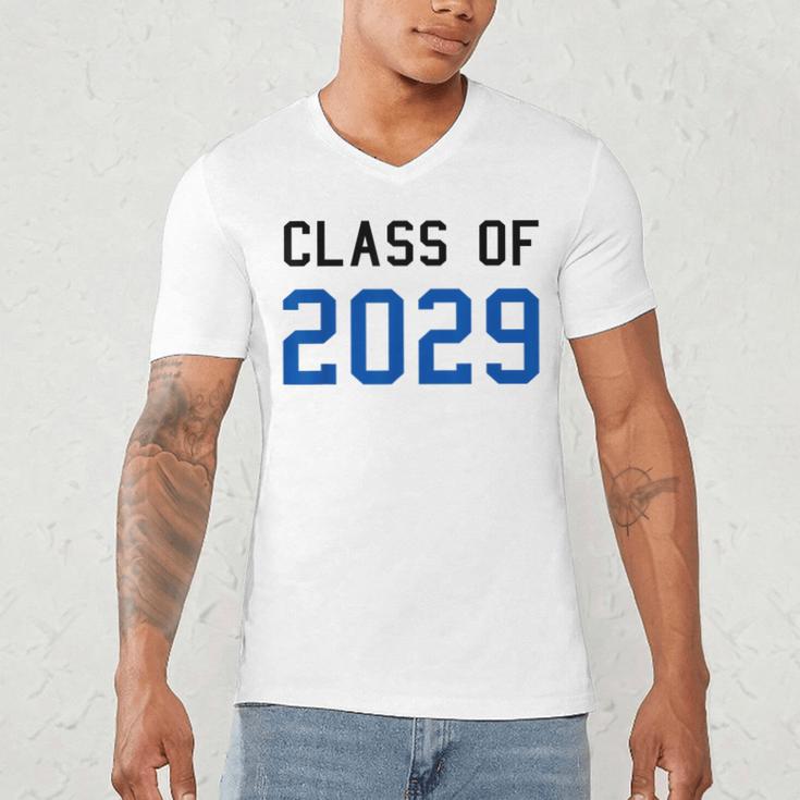 Class Of 2029 Graduation T-Shirts Men's V-Neck T-Shirt