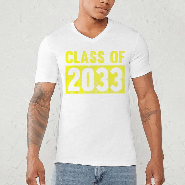 Class Of 2033 Future Graduation Tee T-Shirt Men's V-Neck T-Shirt