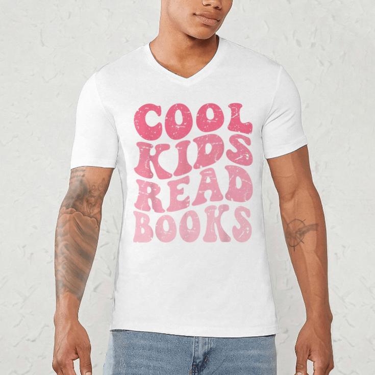 Cool Kids Read Books Library Book Reader Book Nerd Men's V-Neck T-Shirt Cool Kids Read Books Library Book Reader Book Nerd Men's V-Neck T-Shirt