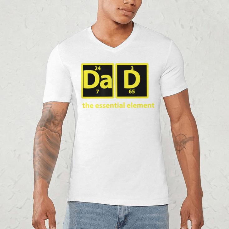 Dad Periodic Table Of Elements Men's V-Neck T-Shirt