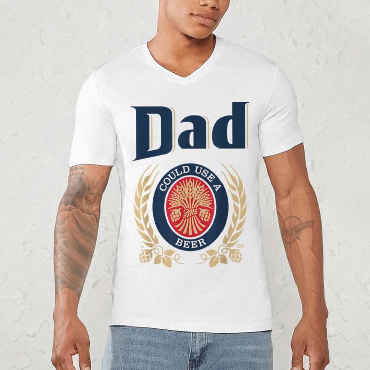 Dad Could Use A Beer Men's V-Neck T-Shirt
