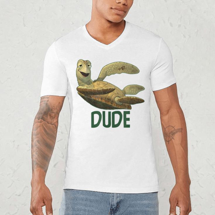 Disney Pixar Finding Nemo Father's Day Dude Cool Dad Poster Men's V-Neck T-Shirt Disney Pixar Finding Nemo Father's Day Dude Cool Dad Poster Men's V-Neck T-Shirt