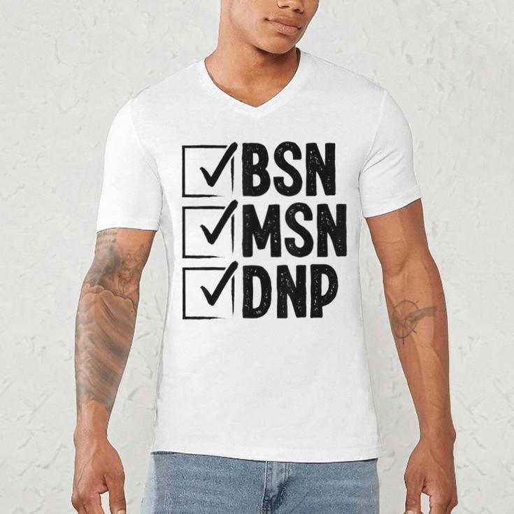 DNP Doctor MSN BSN DNP Nurse DNP Degree Graduation Men's V-Neck T-Shirt