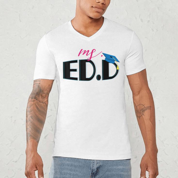 Doctor Of Education EDD Graduation 2021 Men's V-Neck T-Shirt