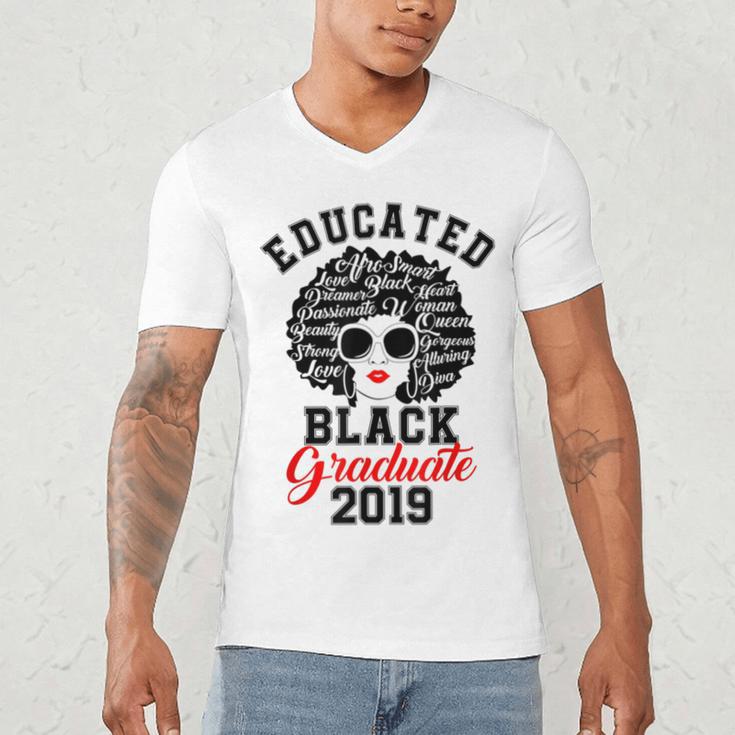 Educated Graduate 2019 Graduation CuteShirt Men's V-Neck T-Shirt