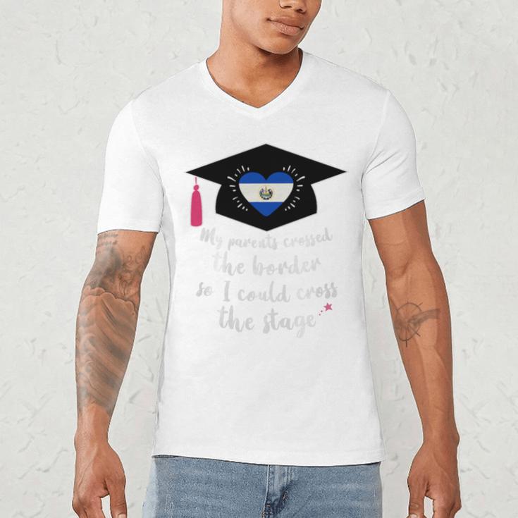 El Salvador Pride Graduation 2019 Tshirt Premium Tri-Blend Men's V-Neck T-Shirt