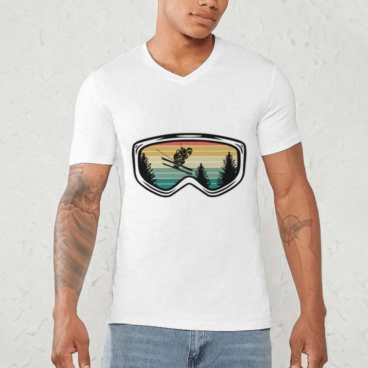 My Favorite Ski Buddies Call Me Dad For Ski Dad Men's V-Neck T-Shirt My Favorite Ski Buddies Call Me Dad For Ski Dad Men's V-Neck T-Shirt