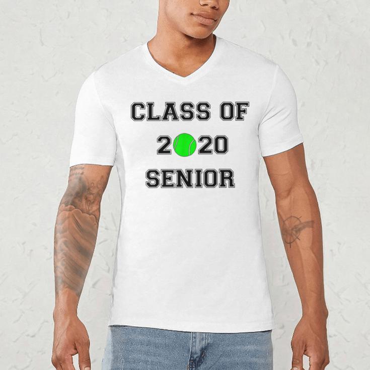 FUN CLASS OF 2020 SENIOR TENNIS GRADUATION GIFT SHIRT Men's V-Neck T-Shirt