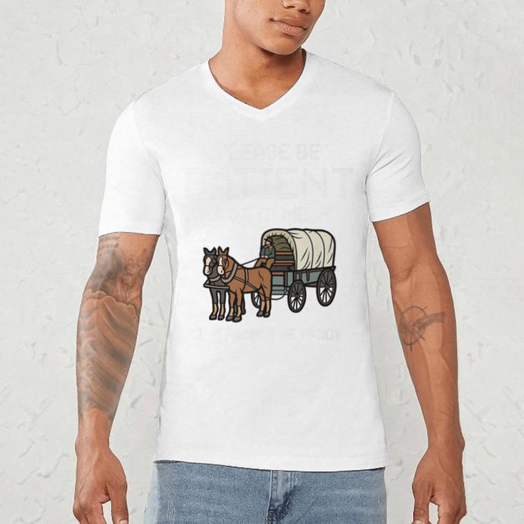Funny Please Be Patient With Me I'm From The 1900s Premium Men's V-Neck T-Shirt