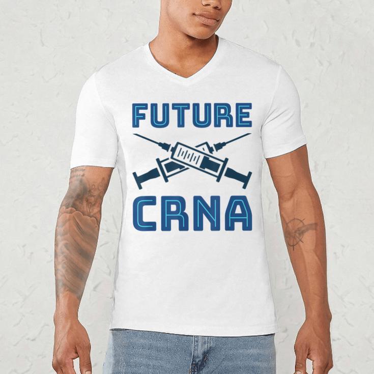 Future CRNA Nurse Anesthetist Student Nursing RN Graduation Men's V-Neck T-Shirt