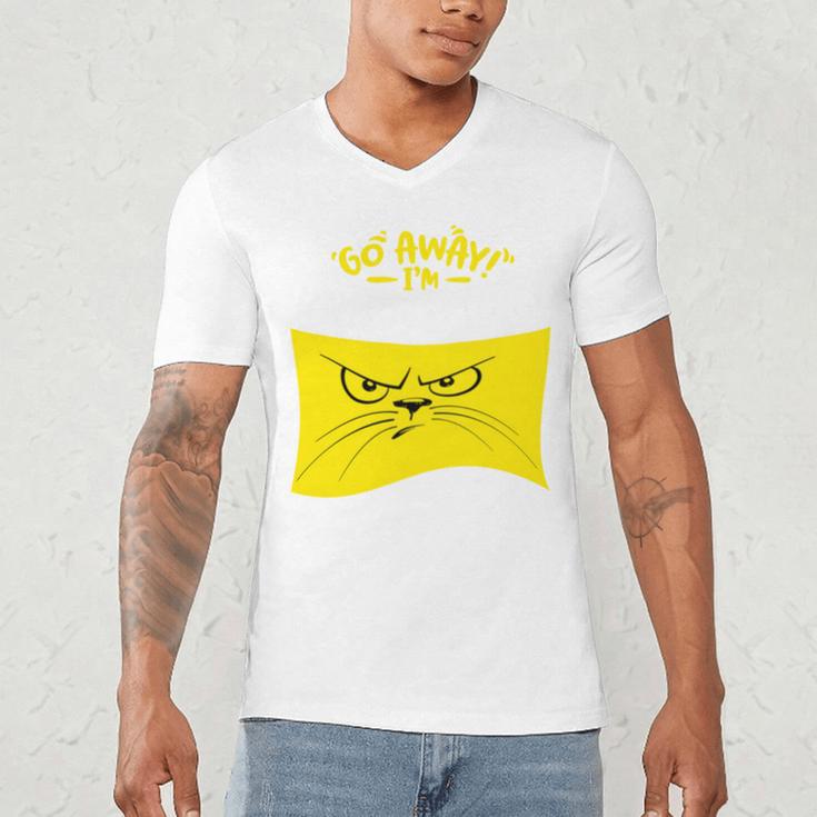 Go Away I'm Introverting Antisocial Shy Introvert Men's V-Neck T-Shirt Go Away I'm Introverting Antisocial Shy Introvert Men's V-Neck T-Shirt