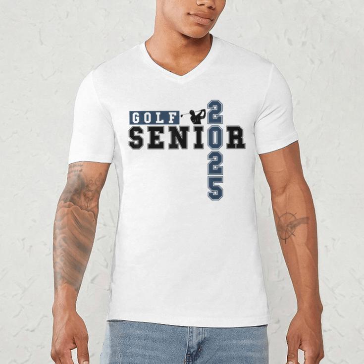 Golf Senior Night Golf Senior 2025 Graduation 63 Men's V-Neck T-Shirt