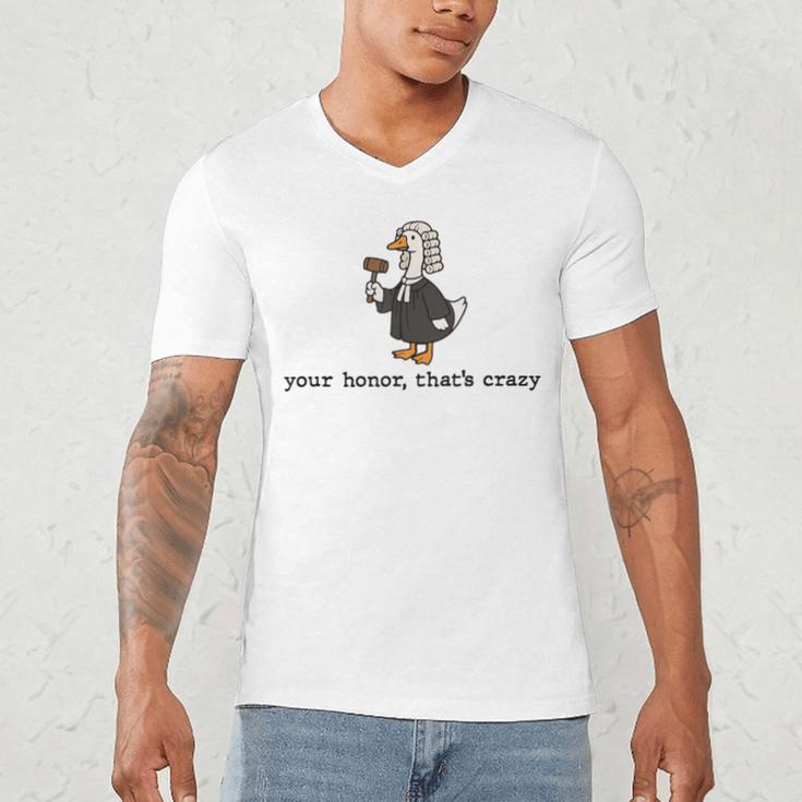 Goose Silly Lawyer Law Student School Graduation Men's V-Neck T-Shirt