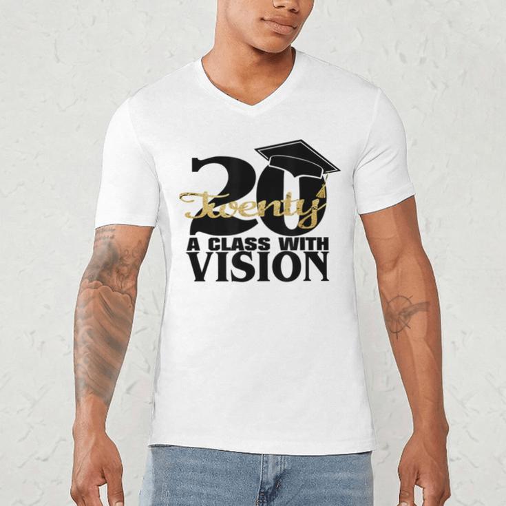 Graduation 2020 A Class With Vision Men's V-Neck T-Shirt