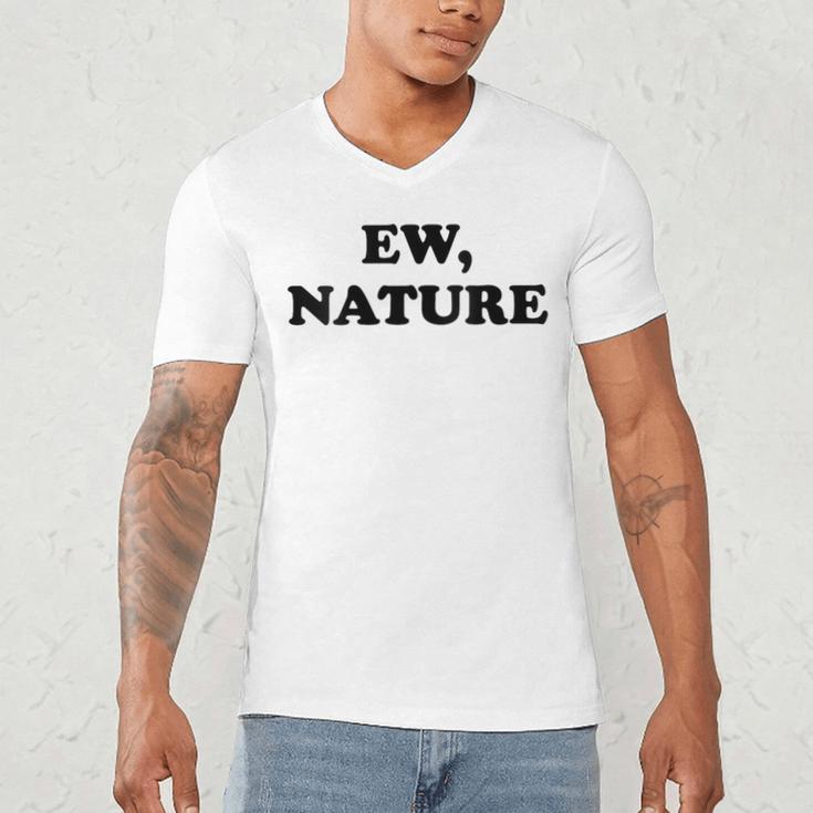 Homebody Indoorsy Introvert Ew Nature Men's V-Neck T-Shirt