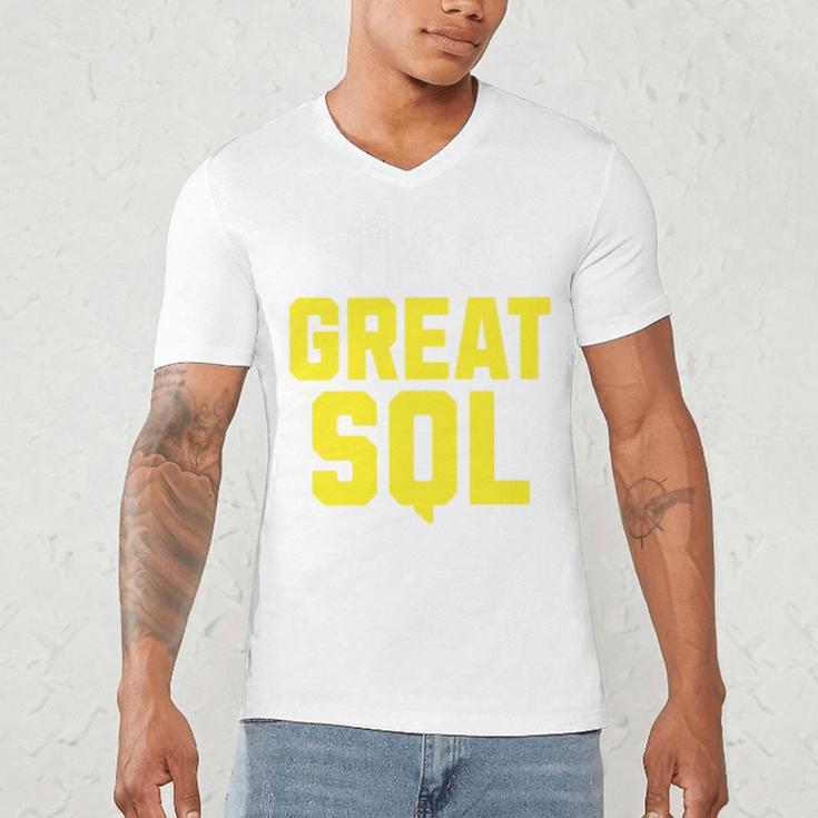 I'm A Great SQL Introvert Saying Inbound Marketing Premium Tri-Blend Men's V-Neck T-Shirt