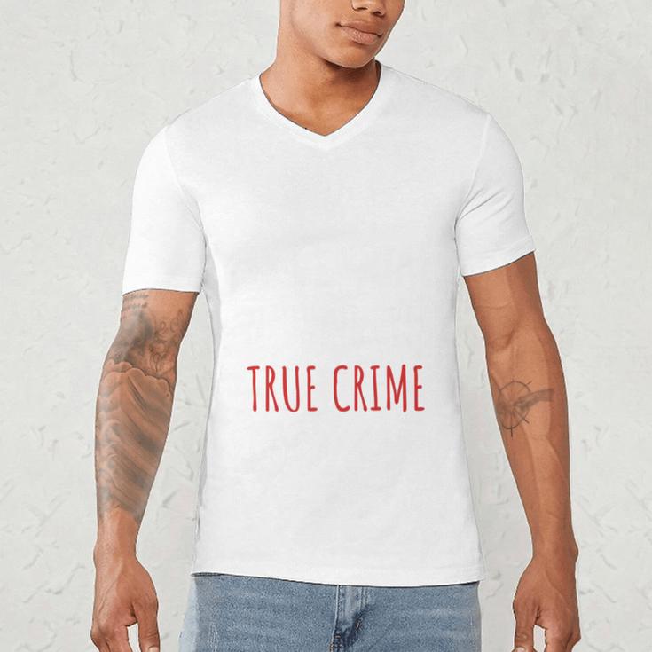 I'm A Millennial Introvert True Crime Podcast Fan Men Women Men's V-Neck T-Shirt