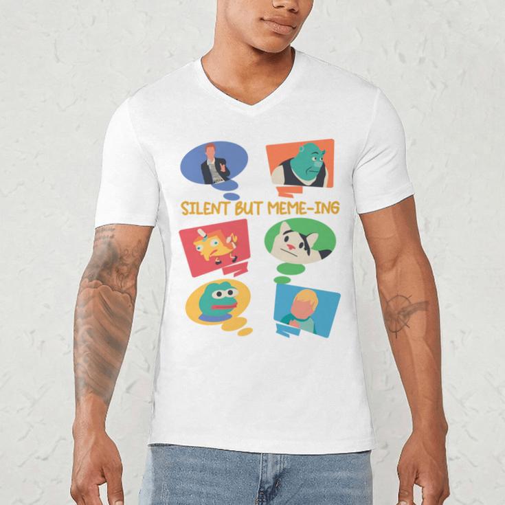 Introvert Anti People Antisocial Social Media Meme Lovers Men's V-Neck T-Shirt