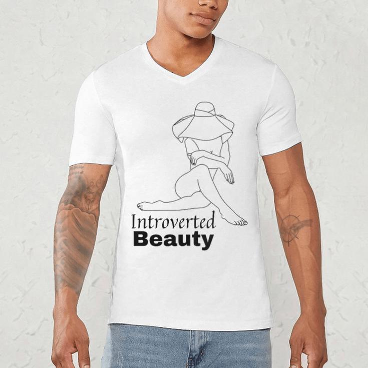 Introvert Health Aware Acceptance Beauty Art Men's V-Neck T-Shirt Introvert Health Aware Acceptance Beauty Art Men's V-Neck T-Shirt