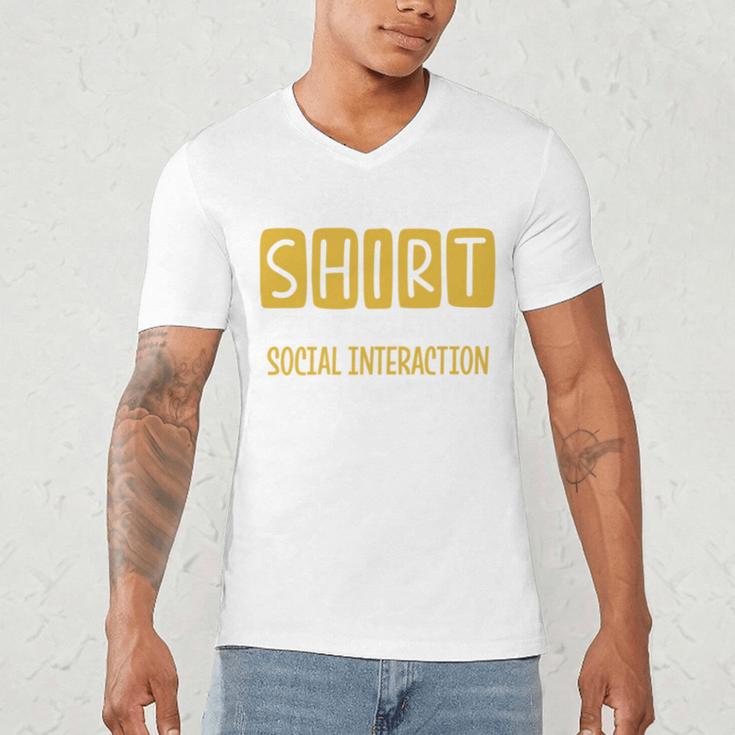 Introvert Quote Motivational For Men Women Kids Men's V-Neck T-Shirt