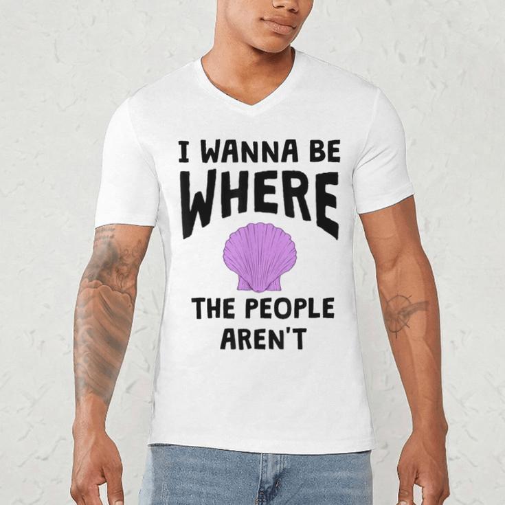 Introverted Sarcastic Humor Antisocial Introvert Men's V-Neck T-Shirt