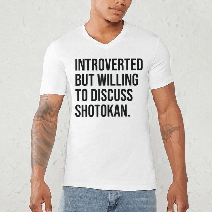 Introverted Shotokan Karate Introvert Men's V-Neck T-Shirt