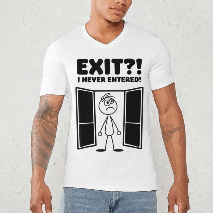 Irony Sarcasm Introvert Dry Humor Cartoon Comic Geek Nerd Men's V-Neck T-Shirt Irony Sarcasm Introvert Dry Humor Cartoon Comic Geek Nerd Men's V-Neck T-Shirt