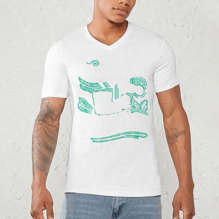 It's Way Too Peopley Outside Introvert Sarcastic Humor Men's V-Neck T-Shirt