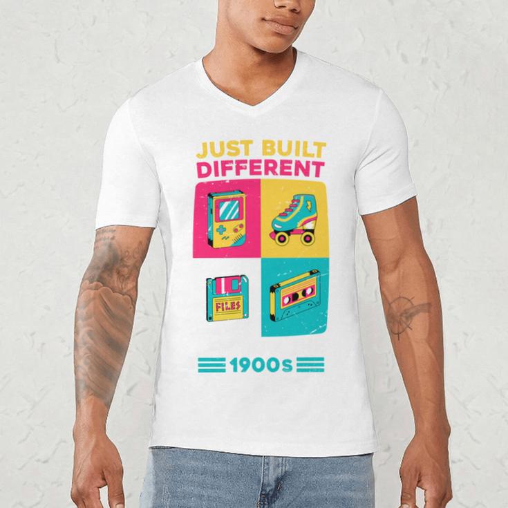 Just Built Different I'M From The 1900S Retro Men's V-Neck T-Shirt