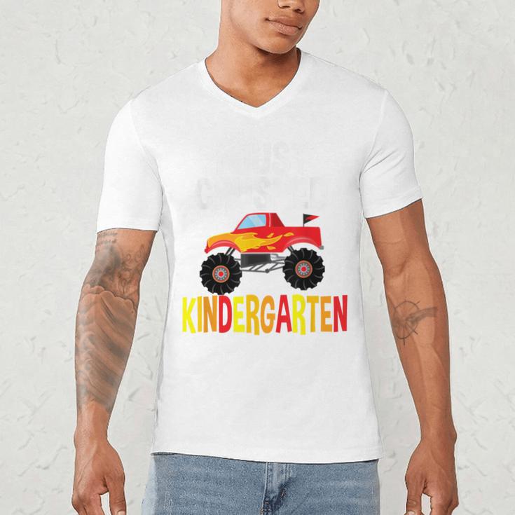 I Just Crushed Kindergarten Monster Graduation Shirt Men's V-Neck T-Shirt