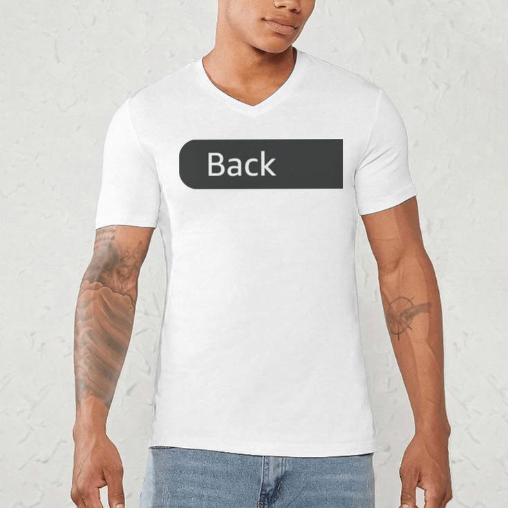 Just A Regular Dad Trying Not To Raise Liberals On Back Men's V-Neck T-Shirt
