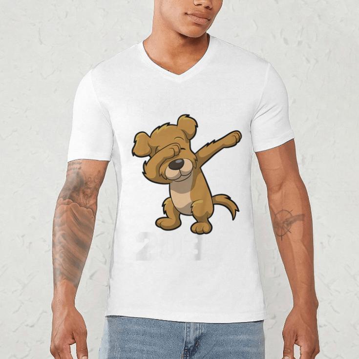 Kids Class Of 2031 Shirt Graduation Dabbing Dog Shirt Men's V-Neck T-Shirt Kids Class Of 2031 Shirt Graduation Dabbing Dog Shirt Men's V-Neck T-Shirt