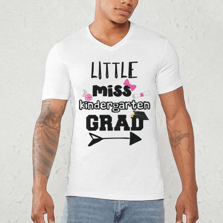 Kids Kindergarten Graduation Shirt Girls Daughter Granddaughter Men's V-Neck T-Shirt