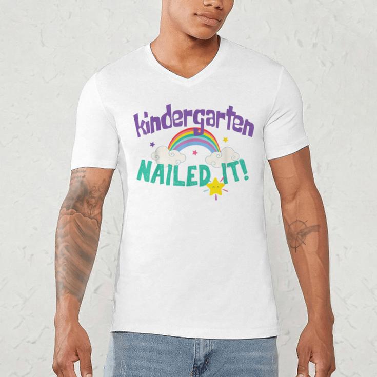 Kindergarten Graduation Nailed It Kids 2021 Men's V-Neck T-Shirt