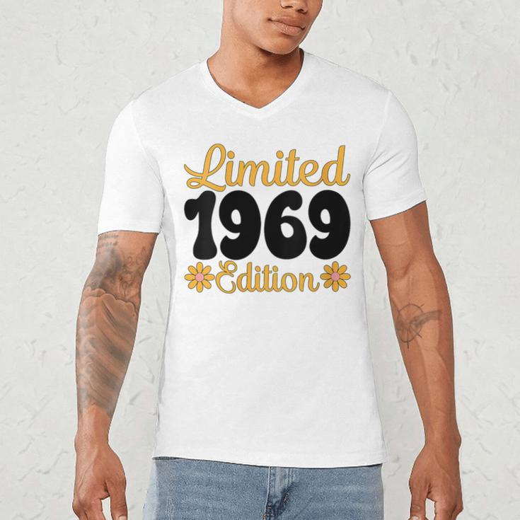 Limited 1969 Edition Retro Nostalgia Art Men's V-Neck T-Shirt