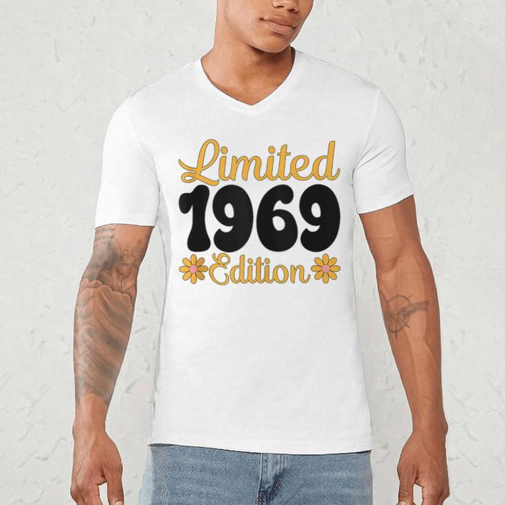 Limited 1969 Edition Retro Nostalgia Art Men's V-Neck T-Shirt Limited 1969 Edition Retro Nostalgia Art Men's V-Neck T-Shirt