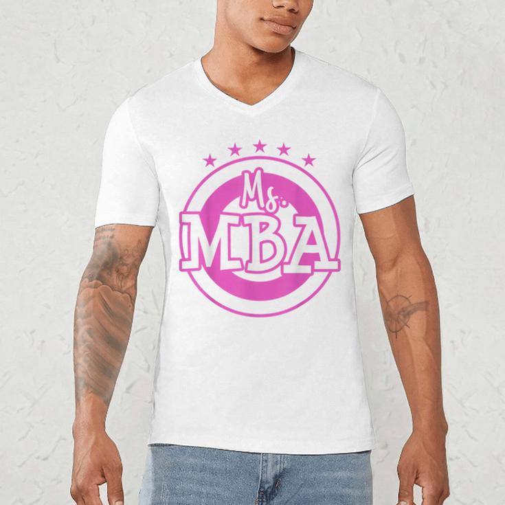 MBA Graduation Masters Business Administration T-Shirt Men's V-Neck T-Shirt