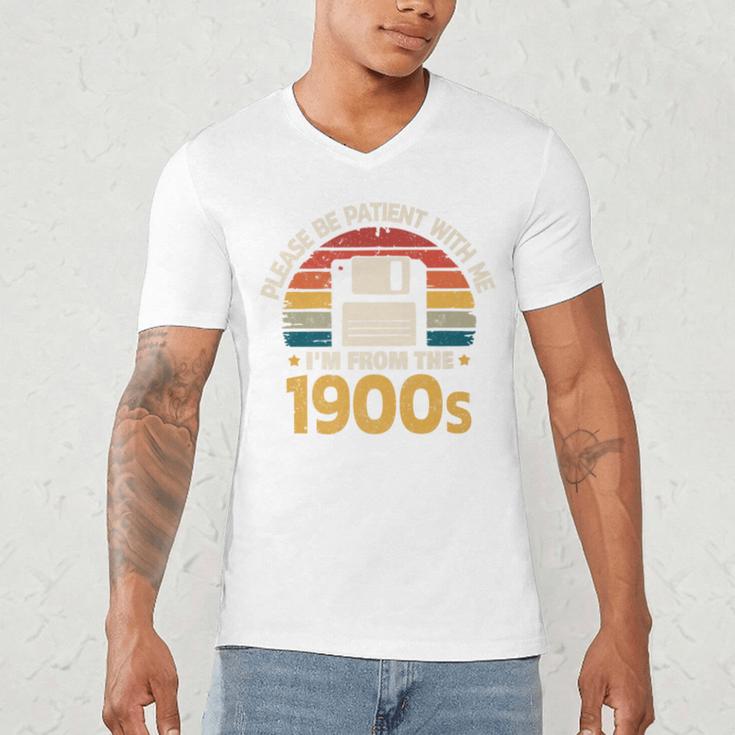 Millennials Please Be Patient With Me I'm From The 1900s Premium Men's V-Neck T-Shirt